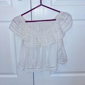 Wilfred Aritzia off the shoulder white top